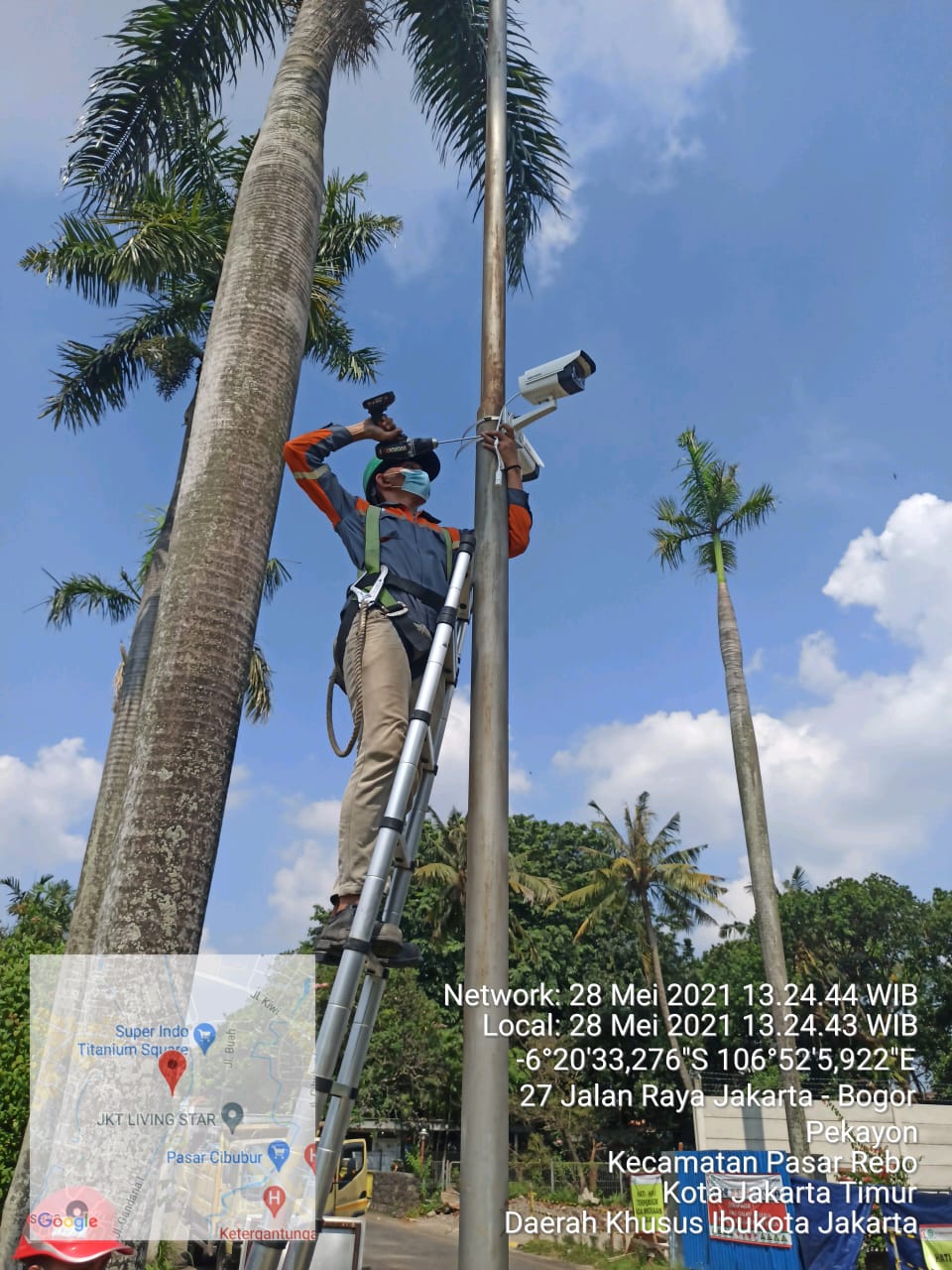 INSTALASI IP CAMERA PT.HUNSMENT 2021