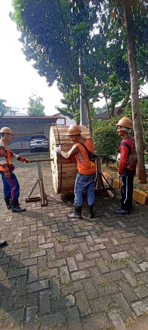 INSTALASI FIBER OPTIK BACKBONE PT. ADR – TANGGERANG 2023