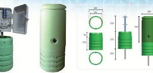 Padestal bulat Kap 16 litech